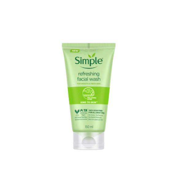 Simple Kind to Skin Refreshing Facial Wash Gel
